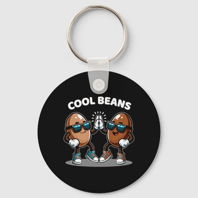 Chaveiro Presentes Engraçados De Comida Cool Beans Para Hom (Frente)