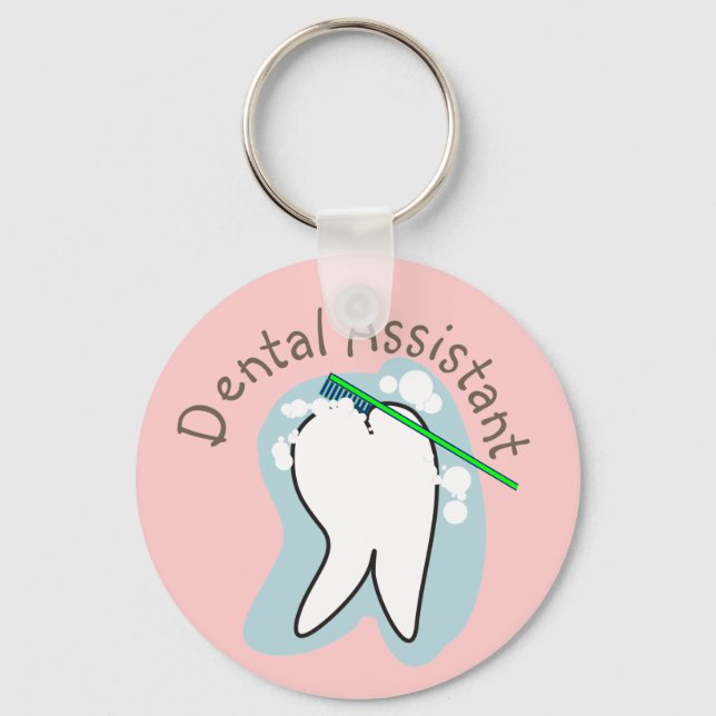 Chaveiro Presentes exclusivos do dental Assistant (Frente)