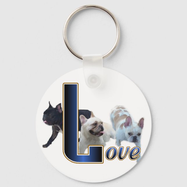 Chaveiro Presentes Franceses para Bulldog (Frente)