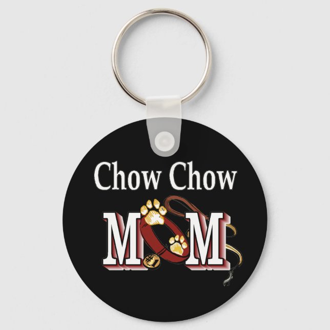 Chaveiro Presentes para Mãe de Cachorro Chow Chow (Frente)