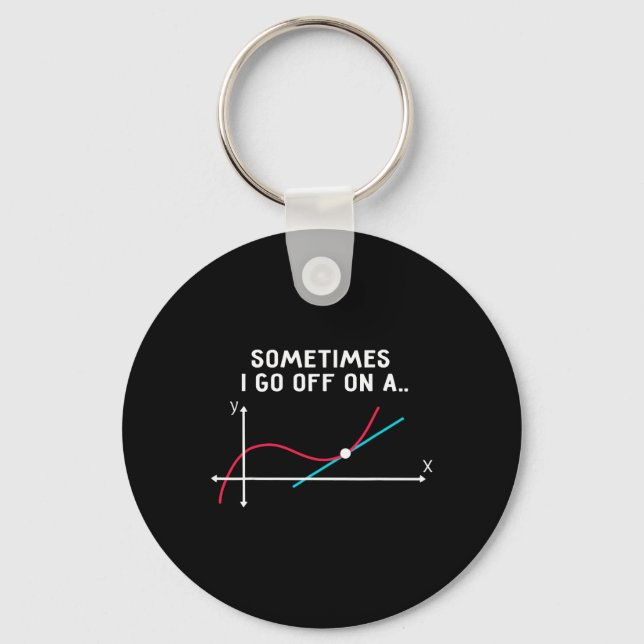 Chaveiro Presentes para Professores de Matemática - Às veze (Frente)