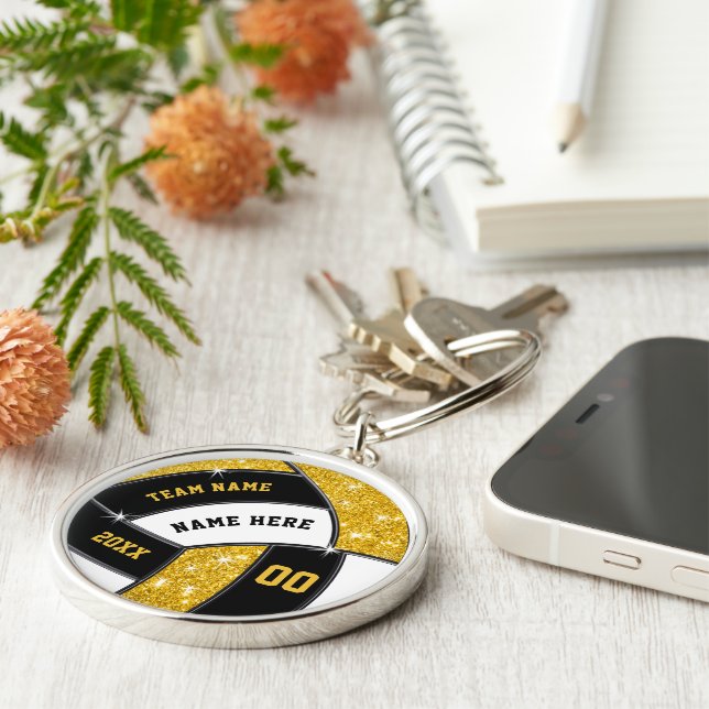 Chaveiro Presentes personalizados da equipe de voleibol. Pr (Lateral)
