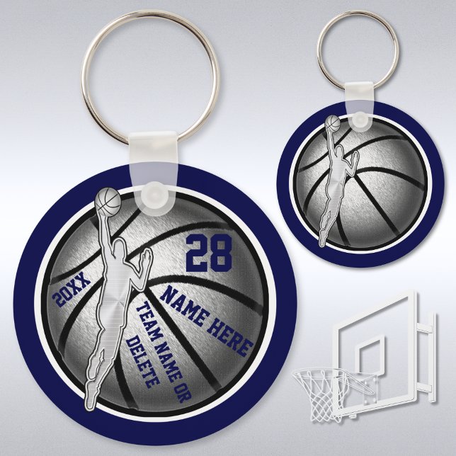 Chaveiro Presentes personalizados de basquete para rapazes, (Cheap Basketball Team Gifts. Basketball Keychains Personalized. Personalised Basketball Favors.)