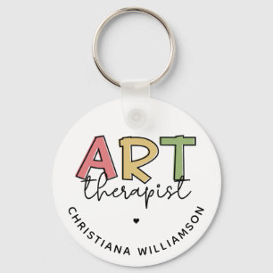 Chaveiro Presentes Personalizados de Terapia de Arte para T