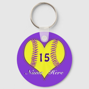 Chaveiro Presentes PERSONALIZADOS em equipe de softball bar