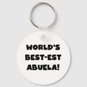 Chaveiro Presentes preto e branco do Melhor-est Abuela do