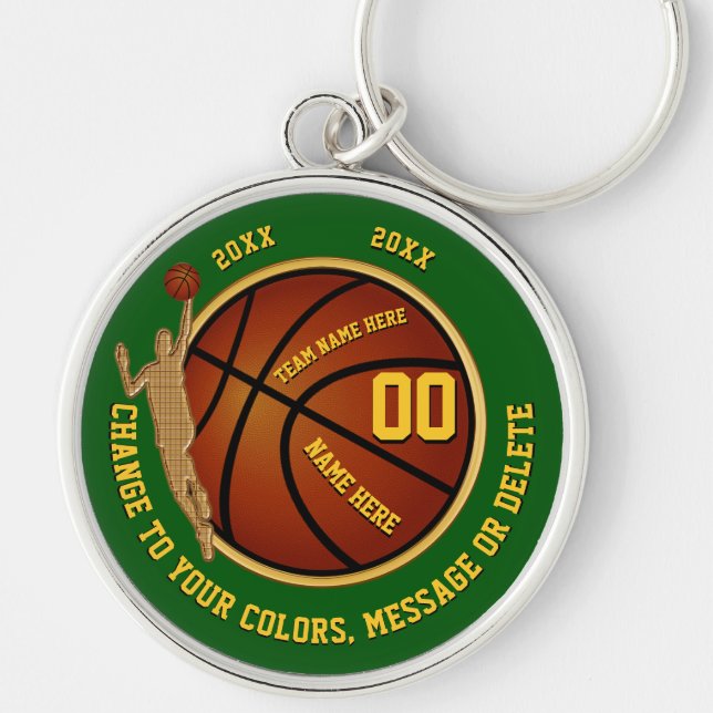 Chaveiro Presentes superiores personalizados do basquetebol (Frente)