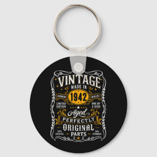 Chaveiro Presentes Vintage 1942 85 anos 85º Aniversário Par