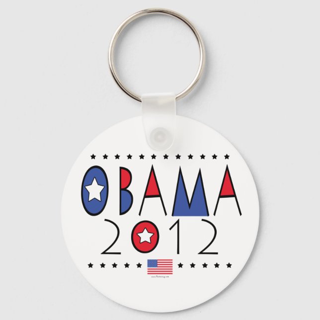 Chaveiro Presidente Barack Obama 2012 Gear (Frente)