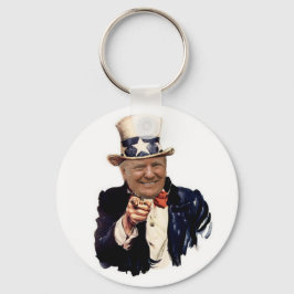 Chaveiro Presidente Donald Trump 2020 Eleições Tio Sam
