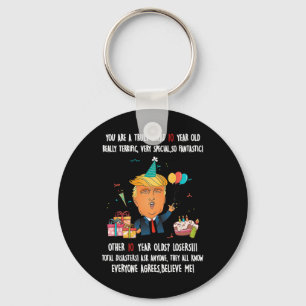Chaveiro Presidente Donald Trump Engraçado 10º Aniversário
