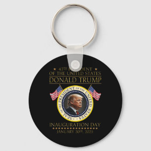 Chaveiro Presidente Donald Trump Inauguração Dia 2025
