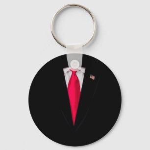 Chaveiro Presidente dos EUA Trump Terno Roupa Engraçada de