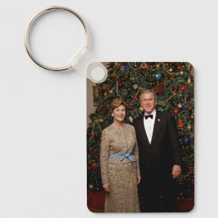 Chaveiro Presidente George Bush, Natal Laura Casa Branca