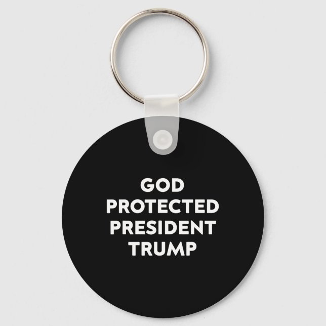 Chaveiro Presidente Protegido Trump (Frente)