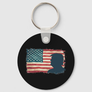 Chaveiro Presidente Trump 2024 Patriot Democracy Americana