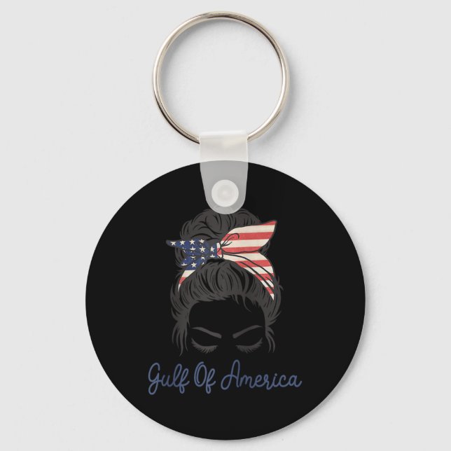 Chaveiro Presidente Trump 2025 Raglan Ba Do Golfo Da Améric (Frente)