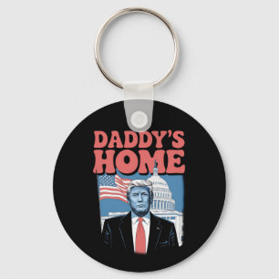 Chaveiro Presidente Trump Papai Está em Casa Retomar a Amér