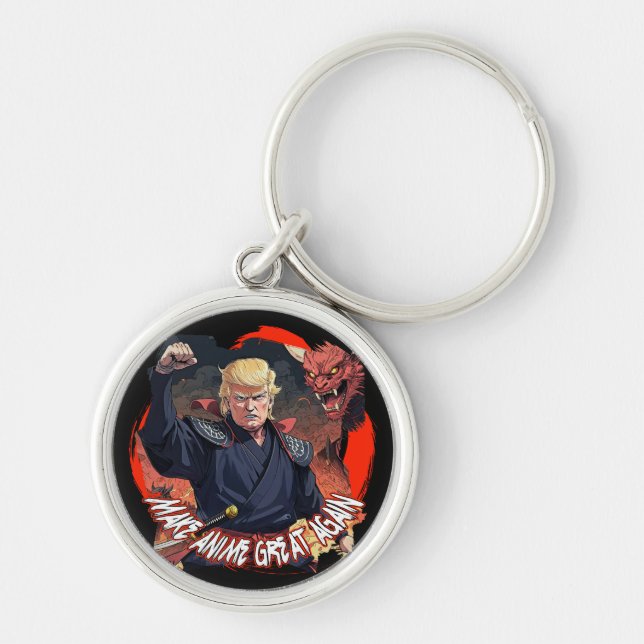 Chaveiro Presidente Trump Torna Excelente De Anime Novament (Frente)