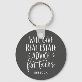 Chaveiro Prestará Aconselhamento Imobiliário Para Tacos, Ag