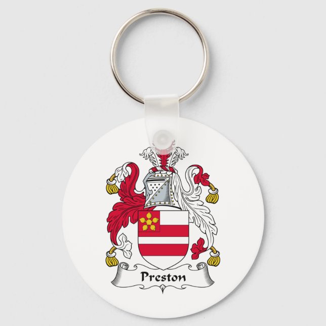 Chaveiro Preston Family Crest (Frente)