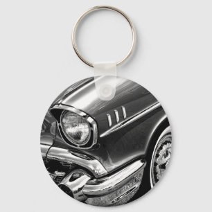 Chaveiro Preto 1957 & branco do Bel Air de Chevrolet