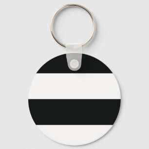 Chaveiro (Preto & branco horizontal) customizável