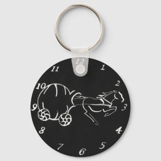 Chaveiro preto da Carruagem da meia-noite