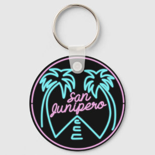 Chaveiro preto do espelho de San Junipero