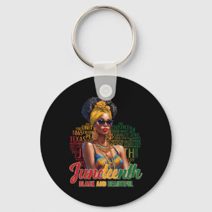 Chaveiro Preto E Bela Roupa De Juneteenth História Negra