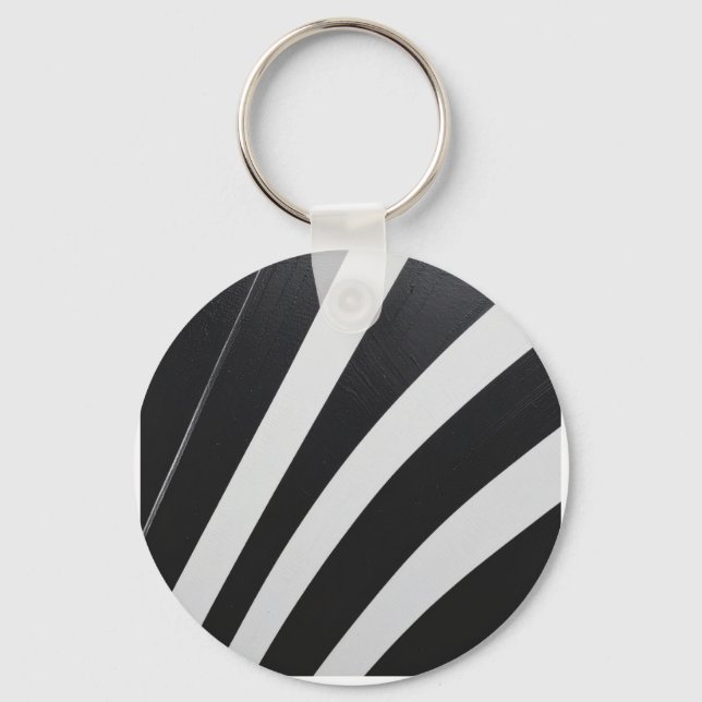 Chaveiro preto e branco (Frente)