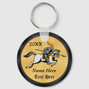 Chaveiro preto e Dourado personalizado dos