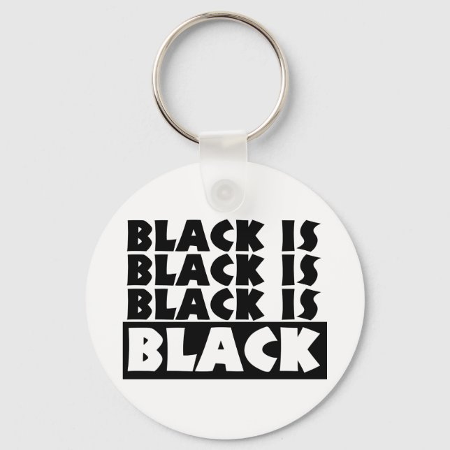Chaveiro Preto é Preto (Frente)