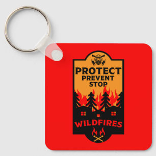 Chaveiro Prevenção contra incêndios florestais