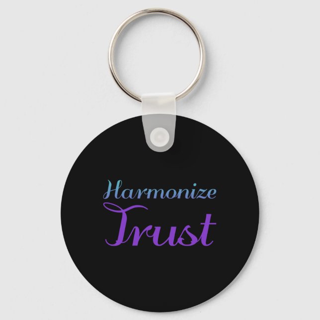 Chaveiro Prevenção de Confiança Harmonizada de Design (Frente)