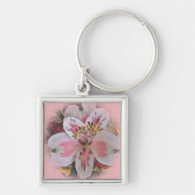 Chaveiro primavera Buquê Amaryllis (Frente)