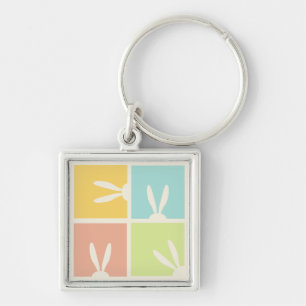 Chaveiro Primavera de Festa de Caça de Ovos de Felz pascoa