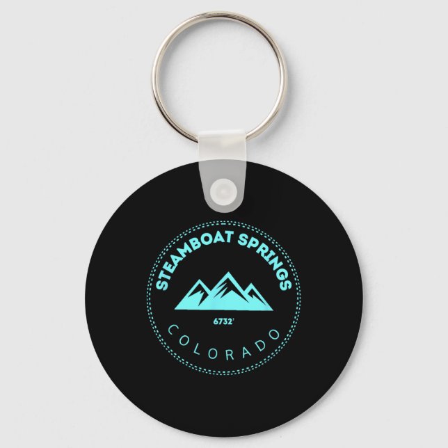 Chaveiro Primaveras De Vapor Colorado Elevaram Co-Mountain  (Frente)