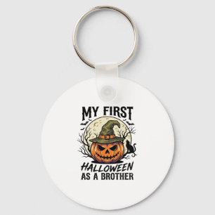 Chaveiro Primeira Camisa de Irmão de Halloween Vintage Abób