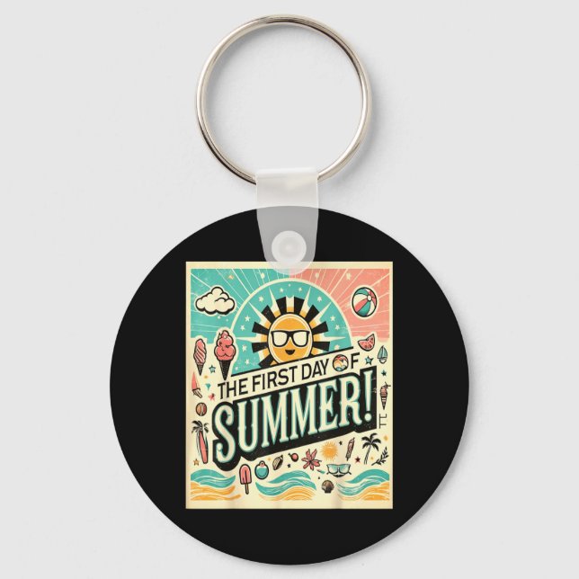 Chaveiro Primeiro Dia de Verão (Frente)