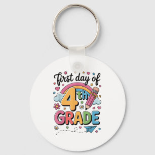 Chaveiro Primeiro Dia do 4º Ano de Volta à Professora