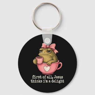 Chaveiro Primeiro Jesus Acha Um Sapo Delícia Café Meme