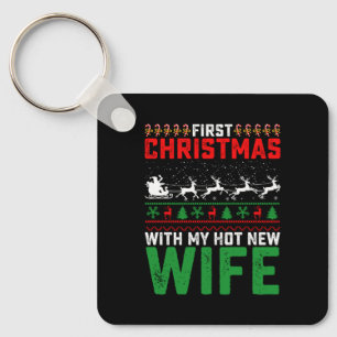 Chaveiro Primeiro Natal Com Minha Nova Família De Esposas E