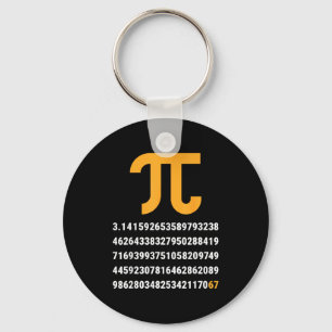 Chaveiro Primeiros 100 Dígitos De Pi 67 Nerds Geeks Profess