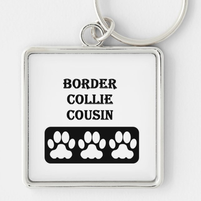 Chaveiro Primo Border Collie (Frente)