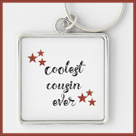 Chaveiro Primo Preto e Vermelho Mais Frio Nunca