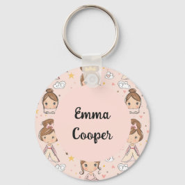 Chaveiro Princas e Corações Pastas Suaves Crianças