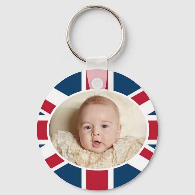 Chaveiro Prince George - William & Kate (Frente)