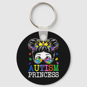 Chaveiro Princesa Autismo Coque Desarrumado Puzzle Conscien