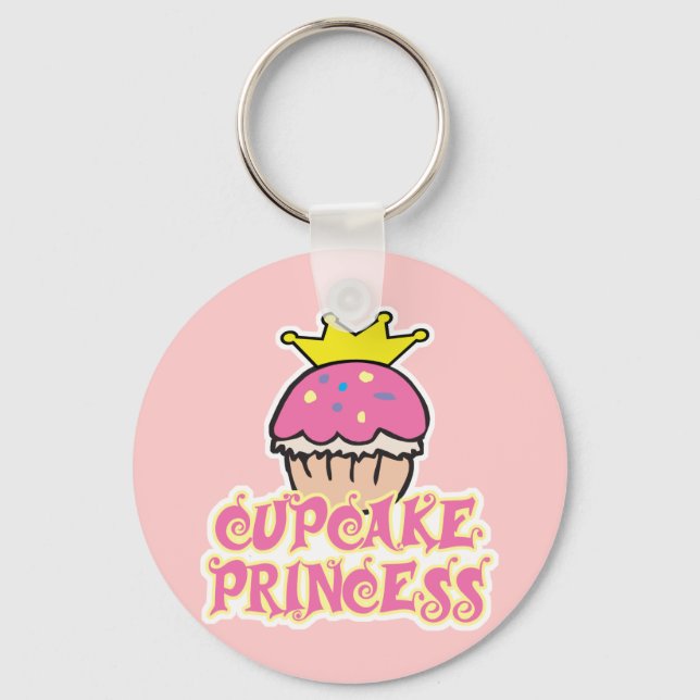 Chaveiro Princesa cupcake (Frente)